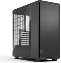 "Fractal Design Epoch Black" - lengvai tonuotas grūdinto stiklo šoninis skydelis - žaidimų kompiuterio korpusas - tinklinė priekinė panelė - trys "Momentum 12" ventiliatoriai - erdvus vidus - ATX/mATX/ITX palaikymas