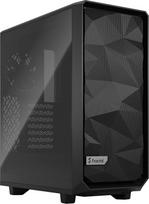 "FRACTAL Design Meshify 2 Compact Black TG Light Tint" vidinio bokšto žaidimų korpusas FD-C-MES2C-03