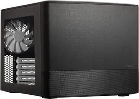 "Fractal Design Node 804" - Juoda - Kompaktiškas kompiuterio korpusas - mATX - Didelis oro srautas - Modulinis interjeras - 3 "Fractal Design Silent R2" 120 mm ventiliatoriai - Paruošta aušinimui vandeniu - USB 3.0 -Šoninis langas