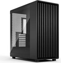 "Fractal Design North XL Momentum Black" - korpusas su stikliniu šoniniu langu - tikro juodinto ąžuolo priekis - kompiuterio žaidimų korpusas - trys galingi 14 "Momentum" ventiliatorių - ATX/E-ATX