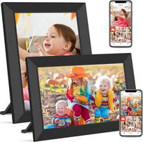 "Frameo" WLAN skaitmeninis nuotraukų rėmelis, 10,1 colio, HD 1280 x 800 IPS jutiklinis elektroninis nuotraukų rėmelis su 32GB atmintimi, automatiniu pasukimu, lengvu nuotraukų ir vaizdo įrašų perkėlimu (2 vnt.)