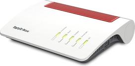 "FRITZ!Box 5590 Fibre" | Maršrutizatorius šviesolaidiniam ryšiui (Wi-Fi 6, iki 2400Mbps (5 GHz) ir 1200Mbps (2,4 GHz), WLAN Mesh, DECT bazė, 2,5 Gigabit LAN prievadas, tinka Vokietijai)