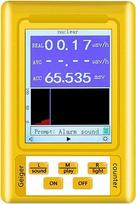 "Fyearfly Full Radiation Geiger Meter" - elektromagnetinis/branduolinis rankinis testeris su 0,01μsv/h 0,01v/m didelio tikslumo + LCD ekranas + B, Y ir rentgeno spindulių detektoriaus matuoklis