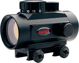 "Gamo Quick Shot Red Dot BZ 30 mm Rifle Scope" - su objektyvo dangteliu ir montavimo bėgeliu - Įjungus regėjimo lauke pasirodo ryškus raudonas/oranžinis taškas. Tai yra jūsų matymo taškas. Jis yra labai paprastas ir tikslus.