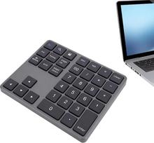 "Garsent Bluetooth" skaičių klaviatūra nešiojamajam kompiuteriui, belaidė skaičių klaviatūra, įkraunama USB skaitmenų klaviatūra su 35 klavišais, "Numpad", išorinė "Numpad" klaviatūra nešiojamajam kompiuteriui, kompiuteriui, nešiojamajam kompiuteriui (pil