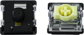 "Gateron KS-33" žemo profilio "Banana" klaviatūros jungikliai, taktiliniai 65gf 3 kontaktų RGB LED, skirti MX mechaninei klaviatūrai (35 vnt.)