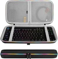 "Geekria Tenkeyless TKL" klaviatūros dėklas, kietas kelioninis krepšys 80 % 87 klavišų kompiuterio mechaninei žaidimų klaviatūrai, suderinamas su "Logitech G Pro", "Razer Huntsman Tournament Edition TKL