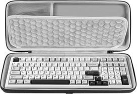 "Geekria" 90%-96% klaviatūros dėklas, kietas kelioninis krepšys 100 klavišų mechaninei klaviatūrai, suderinamas su RK Royal KLUDGE RK100, ASUS ROG Strix Scope II 96, Keychron Q5, AULA F99