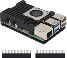 "Geekworm Raspberry Pi 5" korpusas su PWM ventiliatoriumi (P511-A)