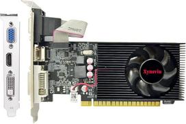 "GeForce GT 210" 1GB vaizdo plokštė Žemo profilio GPU DDR3 palaikymo prievadas VGA, HDMI, DVI, 3 dvigubo monitoriaus išvesties vaizdo plokštė, skirta žaidimams, suderinama su kompiuteriais, SFF ir HTPC (GT210 1G)