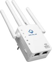 "GigaBlue Ultra Repeater" 1200Mbps 2,4 ir 5 GHz AC1200 WLAN retransliatorius "Super Boost WiFi" 1200Mbps, dviejų dažnių WLAN 3dBi x4 antenos, suderinamas su visais WLAN įrenginiais, modernus dizainas