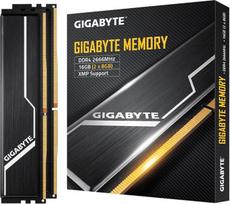 "Gigabyte GP-GR26C16S8K2HU41" 16GB (2x8GB) 2666MHz DDR4 rinkinys - juodas
