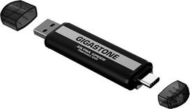 "Gigastone" USB-C išorinis 1 TB SSD diskas PS5 iPhone15 USB 3.2 Gen2 iki 1050MB/s A + C tipo nešiojamasis kietasis diskas "MacBook iPad" "PlayStation" "Xbox" žaidimų SSD atsarginės kopijos kietasis diskas