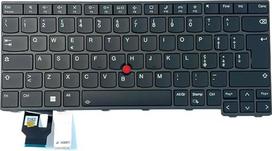 "Gintai" juoda apšviesta klaviatūra Lenovo ThinkPad T14 P14s L14 Gen 3 L14 T14 P14s Gen 4 apšviesta klaviatūra (IT/italų/italų)