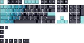 "Glorious Gaming 114x GPBT-Keycaps" - Cherry-Profil, itin tvirtas PBT-Kunststoff, optinis Blickfang, geros kokybės, Lichtecht, JAV išdėstymas - Celestial Ice