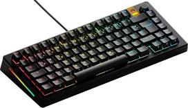"Glorious Gaming GMMK 3 HE": klaviatūra su greituoju paleidimu, 8 k. suvedimo sparta, MX/HE jungikliu, 75 % "Hot-Swap" klaviatūra, moduline sandarinimo sistema, dvigubo įskilimo PBT klavišais, vokiška QWERTZ - juoda