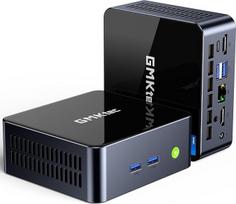 "GMKtec" mini kompiuteris "Intel i5-13500H" (12C/16T 4,7 GHz) 32GB DDR4 512GB SSD, mini stalinis kompiuteris "Iris XE Graphics", trigubas 4K ekranas, "WiFi 6", BT5.2, USB-C M3 Pro