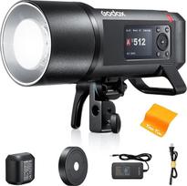 "Godox AD600ProII" studijos blykstės mono šviesa, 600WS blykstės šviesa fotografijai 2.4G TTL 1/8000s HSS lauko blykstė, GN87 40W dviejų spalvų 2800K-6000K, 0.01s ~ 0.9s perdirbimo laikas, 2600mAh ličio baterija