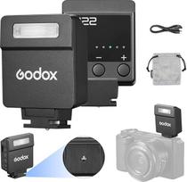 "Godox iM22" fotoaparato mini blykstė su 470 mAh akumuliatoriumi 440 pilno galingumo blykstė 5 lygių, skirta "Sony zve10", zv1, "Canon", "Nikon", "Fuji", "Olympus" fotoaparatams (iM22)