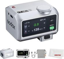 "Godox iT30Pro N" iT30ProN mini blykstė, suderinama su Nikon fotoaparatu, TTL automatinė ekspozicija, HSS 1/8000 sek., 2.4G belaidė Xs sistema, 2.8" spalvotas jutiklinis ekranas, ličio baterija (sidabrinė)
