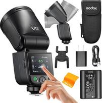 "GODOX V1 Mid Godox" blykstė "Canon" - 55 Ws, 650+ blyksnių, 1,7 s atkūrimo laikas, jutiklinis ekranas