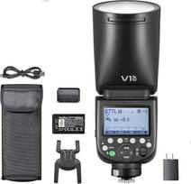 "Godox V1 PRO C" fotoaparato blykstė Speedlite 2.4G belaidė + 1/8000 s HSS + 1,3 s atkūrimo laikas + M/TTL blykstės režimas + nuimama papildoma blykstė Speedlite, suderinama su "Canon EOS" fotoaparatais