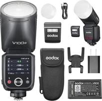 "Godox V100 Nikon" TTL fotoaparato blykstė, 100 W Nikon blykstė, Godox Speedlight v100n (V100-N)