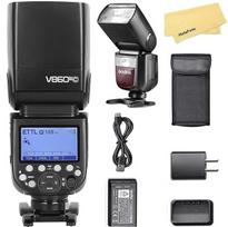 "Godox V860III-C" fotoaparato blykstė "Canon" fotoaparatui Speedlite Flash, 2.4G HSS 1/8000 s, 480 pilno galingumo blyksnių, 7,2 V/2600 mAh ličio jonų akumuliatorius, 0,01-1,5 s įkrovimo laikas, 10 lygių LED nustatymo lempa