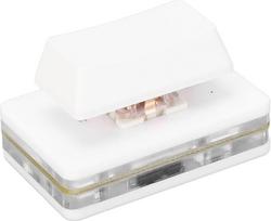 "Goshyda" USB klaviatūra su vienu klavišu, programuojama 1 klavišo OSU klaviatūra su RGB apšvietimu, žaidimų sparčiųjų klavišų kombinacija (balta)