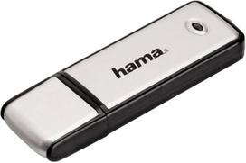 "Hama" 128GB USB 2.0 duomenų laikmena 15MB/s duomenų perdavimas su LED funkcijos ekranu Atminties laikmena "Memory Stick" Atminties laikmena su dangteliu, tinkanti "Windows" / "MacBook", sidabrinė