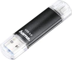 "Hama" 256GB USB atmintinė su USB 3.2 Gen 1 ir microUSB (2-in-1 USB atmintinė, pvz., "Android" mobiliajam telefonui, planšetiniam kompiuteriui, kompiuteriui/PC, nešiojamajam kompiuteriui, nešiojamajam kompiuteriui, "MacBook", OTG, 40MB/s) Mobiliajam tel