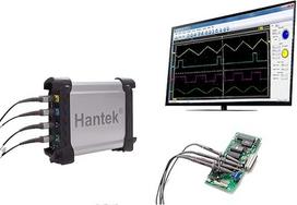 "Hantek Qingdao" didelio tikslumo USB/PC osciloskopas "Hantek DSO3064/A" 4 kanalų virtualus diagnostinis osciloskopas Skaitmeninis transporto priemonių techninės priežiūros 200MS/s 60MHz osciloskopas (DSO3064A)