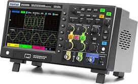 "Hantek" osciloskopas, 2 kanalų 200 MHz skaitmeninis osciloskopas su 2GS/s mėginių ėmimo sparta, 80 tūkst. atminties gyliu, idealiai tinka inžinieriams, mėgėjams, diagnostikai, bandymams ir remontui (Hantek DSO2D20/200MHz)