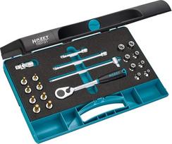 "HAZET 1557/21 Torx" profilių įrankių rinkinys - įvairiaspalvis