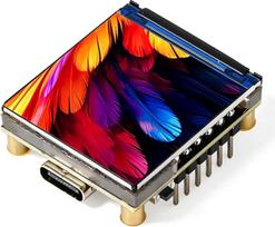"Heemol ESP32 C6 Entwicklungsboard" su 1,3 Zoll LCD ekranu (240 × 240 pikselių), 2,4 GHz "Wi-Fi 6" ir BLE 5 ESP32-C6 modulis, RISC-V 32-Bit-Prozessor, skirtas AIoT-Markt ir išmaniųjų namų kūrimui