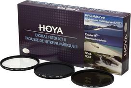 "Hoya" skaitmeninių filtrų rinkinys, kurį sudaro žiedinis poliarizacinis filtras / ND filtras (NDx8) / HMC-C UV filtras