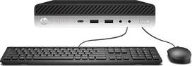 "HP EliteDesk 705 G4" mini stalinis kompiuteris, "AMD Ryzen 5 Pro 2400G", 8GB RAM, 256GB SSD, "WiFi", "Bluetooth", be klaviatūros ir pelės, "Windows 11 Pro" (atnaujintas)