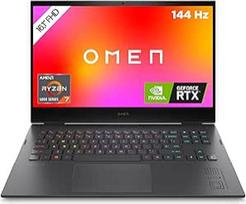 "HP Omen" žaidimų nešiojamasis kompiuteris / 16,1 colio FHD IPS 144 Hz ekranas / "AMD Ryzen 7-5800H" / 16GB DDR4 RAM / 1 TB SSD / NVIDIA GeForce RTX 3070 / "Windows 11 Home" / "QWERTZ" klaviatūra / sidabrinė žėručio spalva