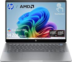 "HP OmniBook Ultra" naujos kartos nešiojamasis kompiuteris su dirbtiniu intelektu, "AMD Ryzen AI 9 365" su dirbtiniam intelektui skirtu NPU, 50 NPU viršūnių, "Copilot+" kompiuteris, 14 colių 2,8K jutiklinis ekranas, 400 nitų, 16GB, 1 TB SSD, "Windows 11