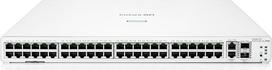 "HPE Networking Instant On Switch" 1960 serijos išmanusis valdomas 2+ lygmens Ethernet komutatorius su 48Gb prievadais ir PoE 600W | 48x 1G | 2x 10GBase-T, 2x SFP+ | ES kabelis (JL809A#ABB)
