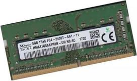 "Hynix" 8GB DDR4 2400MHz SO-DIMM 260 kontaktų operatyvioji atmintis nešiojamiesiems kompiuteriams - HMA81GS6AFR8N - didelio našumo nešiojamųjų kompiuterių atmintis - puikiai tinka "Samsung/Hynix" lustams - stabili ir greita