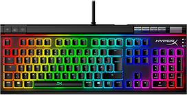 "HyperX Alloy Elite 2" - mechaninė žaidimų klaviatūra, programinės įrangos valdomas apšvietimas ir makrokomandų reguliavimas, ABS Pudingo klavišų dangteliai, medijos valdymas, RGB apšvietimas. Linijinis jungiklis, "HyperX Red