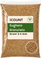 "ICount" kamštienos granulės 2 litrai stambių 6-12 mm dydžio grūdelių (didelės)