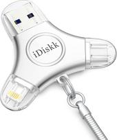 "iDiskk MFi Certified" 512GB "iPhone Photo Stick", "Lightning USB Stick iPad" atminties kaupiklis "iPhone", išorinė "iPhone" saugykla "Mac" kompiuteriams ir visiems "iPhone