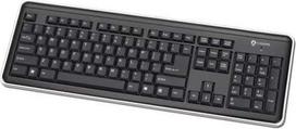 "Inconnu" [PC] "I-Rocks" klaviatūra su laidu, 104TOUC 2,4 GHz - Juoda
