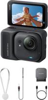 "Insta360 GO Ultra Night Black" - laisvų rankų įranga, 4K mini kamera, lengva ir mobili, geriausia esant silpnam apšvietimui, galima pritvirtinti bet kur, "FlowState" stabilizavimas, 200 min. baterija, 10 m atspari vandeniui