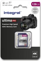 "Integral" 128GB "Premium" didelės spartos SD (SDXC) iki 100MB/s V30 UHS-I U3 atminties kortelė