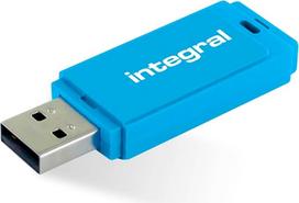 "Integral" 128GB neoninės mėlynos spalvos USB 2.0 atmintinė