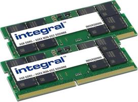 "Integral" 64GB rinkinys (2x32GB) DDR5 RAM 4800MHz SODIMM nešiojamojo kompiuterio "MacBook" atminties modulis