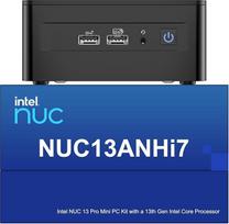 "Intel NUC 13 Pro NUC13ANHi7 Arena Canyon" mini kompiuteris, "Core i7-1360P", 32GB RAM, 1 TB SSD, mini kompiuteris su "Windows 11 Pro", skirtas verslui, namų biurui, palaiko 8K/4K Quad Display/WiFi 6E/BT 5.3/Thunderbolt 4